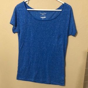 American Eagle short sleeve blue tee